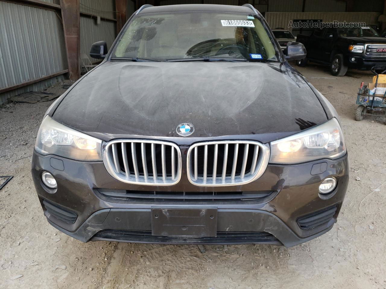 2016 Bmw X3 Xdrive28i Black vin: 5UXWX9C58G0D68200