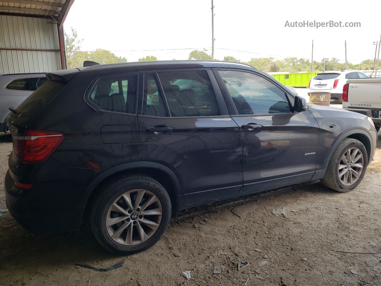 2016 Bmw X3 Xdrive28i Black vin: 5UXWX9C58G0D68200