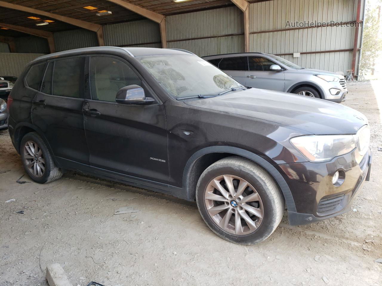 2016 Bmw X3 Xdrive28i Black vin: 5UXWX9C58G0D68200