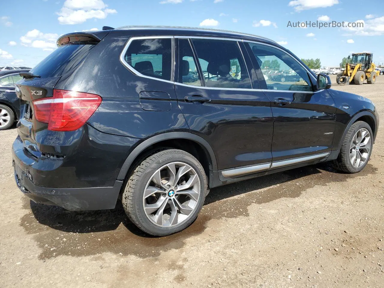 2016 Bmw X3 Xdrive28i Черный vin: 5UXWX9C58G0D68214