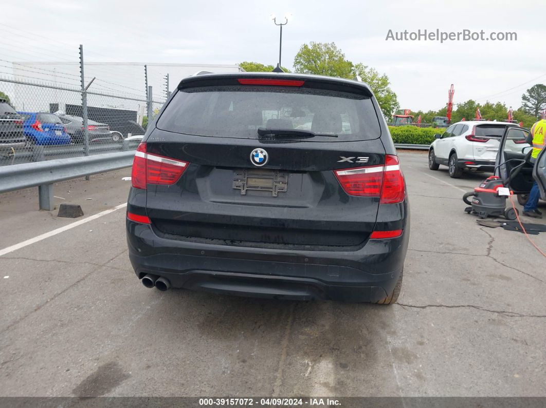 2016 Bmw X3 Xdrive28i Black vin: 5UXWX9C58G0D78449