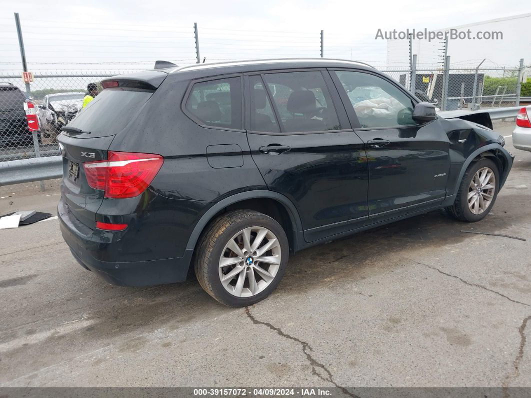 2016 Bmw X3 Xdrive28i Black vin: 5UXWX9C58G0D78449