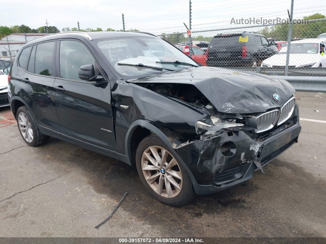 2016 Bmw X3 Xdrive28i Black vin: 5UXWX9C58G0D78449