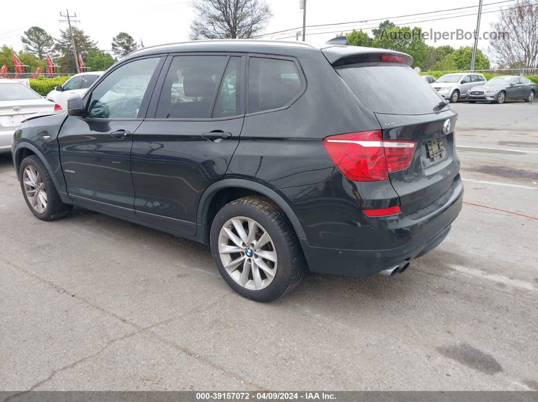 2016 Bmw X3 Xdrive28i Black vin: 5UXWX9C58G0D78449