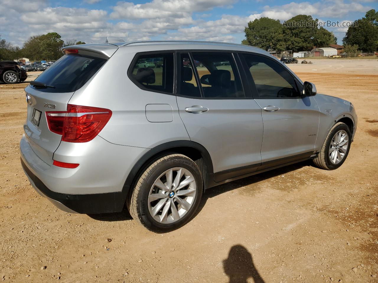 2016 Bmw X3 Xdrive28i Silver vin: 5UXWX9C58G0D80685