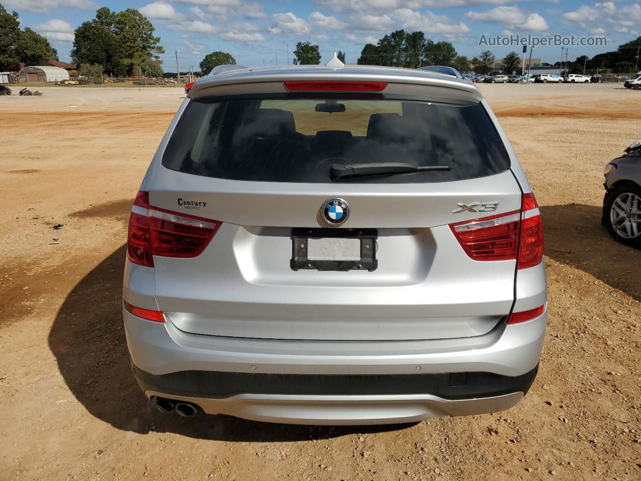 2016 Bmw X3 Xdrive28i Silver vin: 5UXWX9C58G0D80685