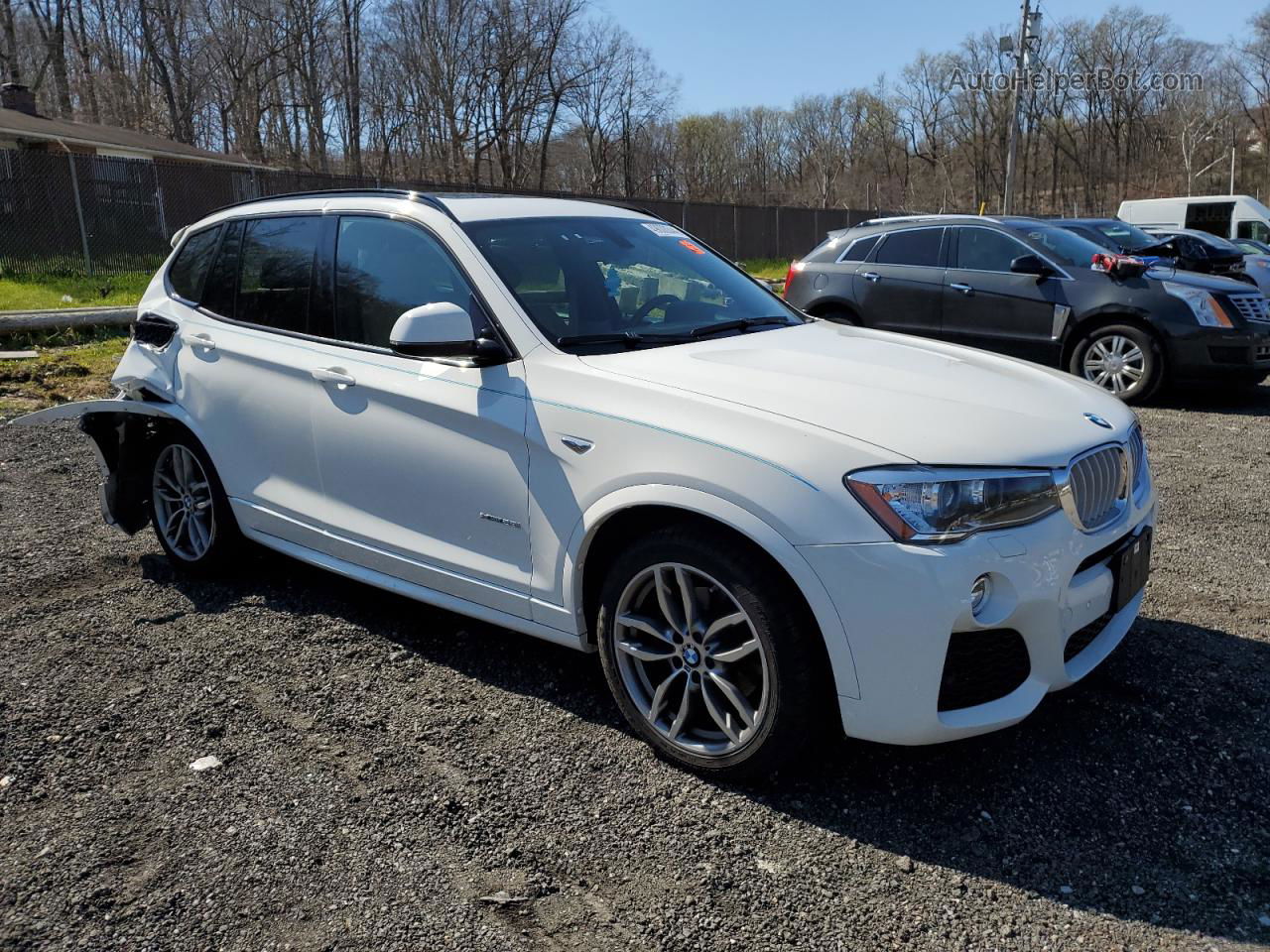 2016 Bmw X3 Xdrive28i Cream vin: 5UXWX9C58G0D81187