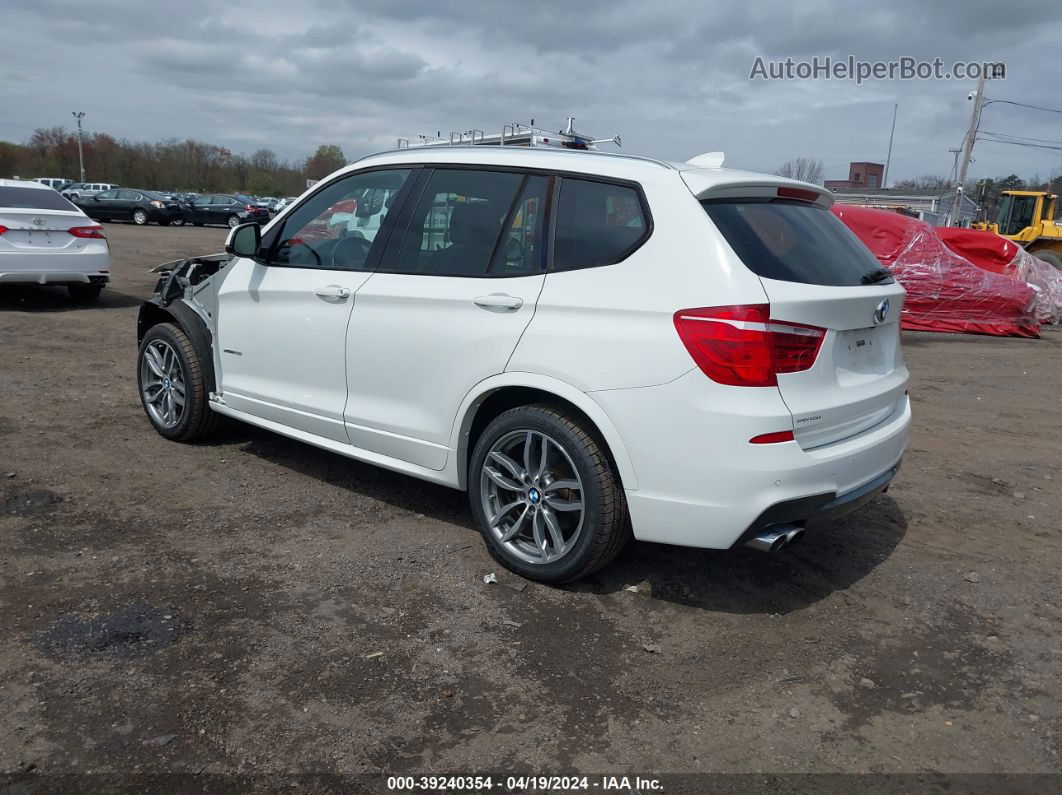 2016 Bmw X3 Xdrive28i White vin: 5UXWX9C58G0D87586