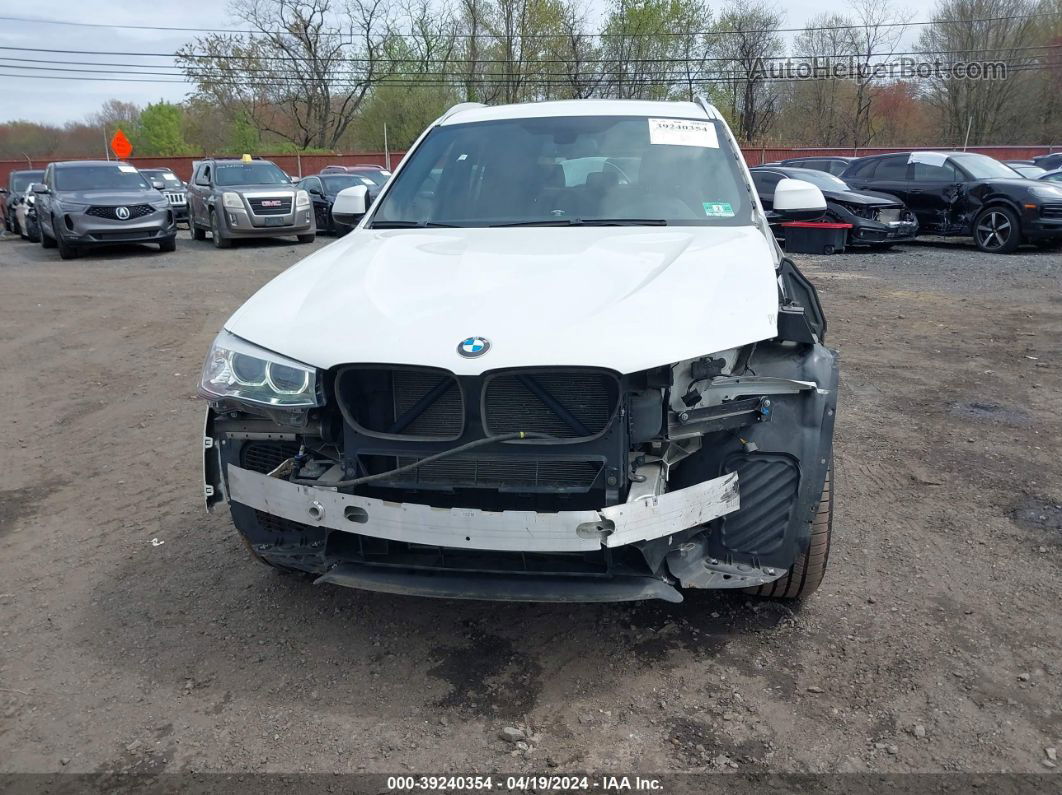 2016 Bmw X3 Xdrive28i White vin: 5UXWX9C58G0D87586