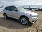 2016 Bmw X3 Xdrive28i Silver vin: 5UXWX9C58G0D91217