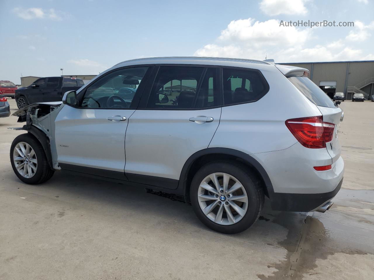 2016 Bmw X3 Xdrive28i Серебряный vin: 5UXWX9C58G0D92979