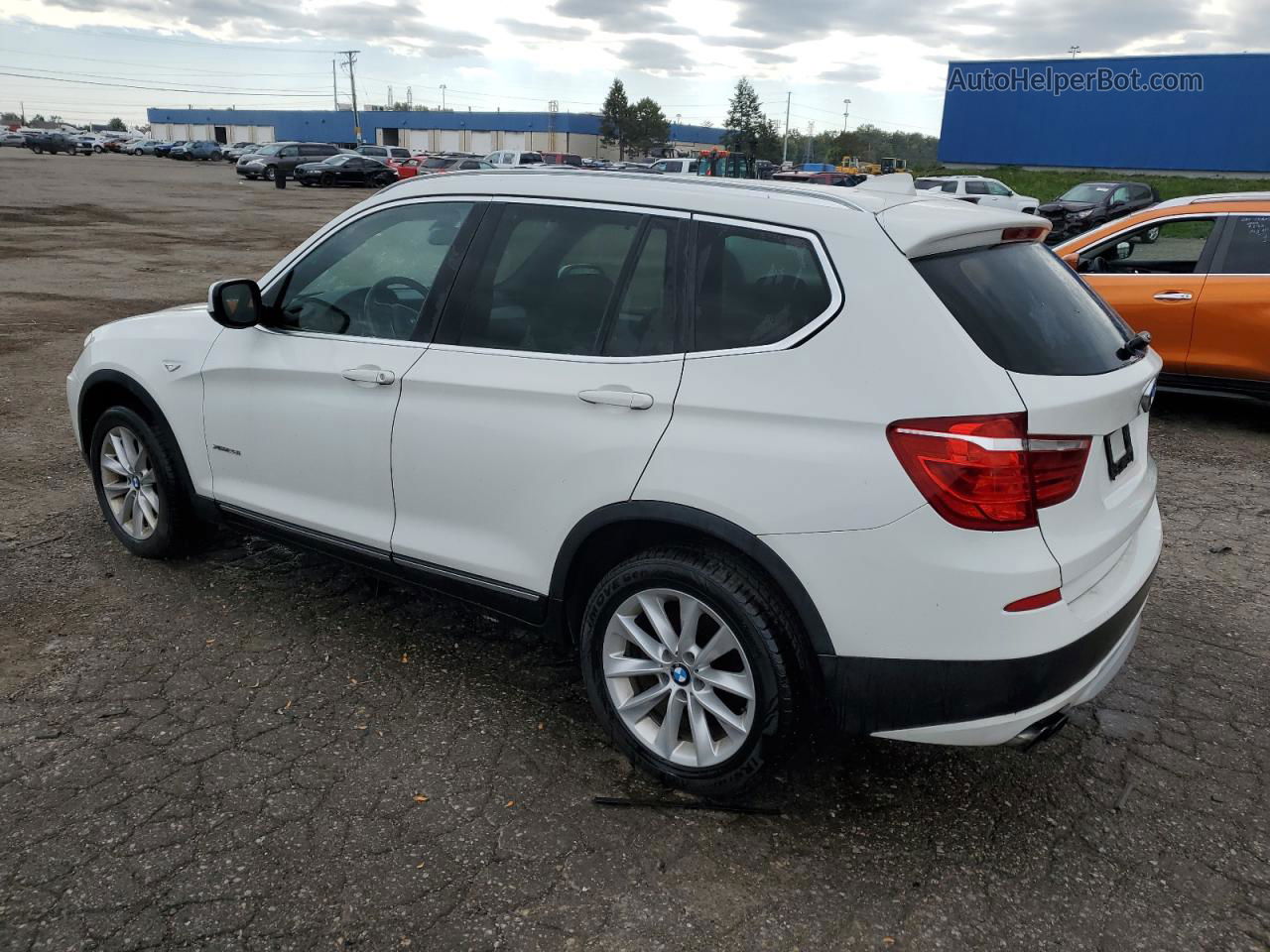 2013 Bmw X3 Xdrive28i White vin: 5UXWX9C59D0A10356