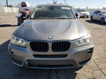 2013 Bmw X3 Xdrive28i Gray vin: 5UXWX9C59D0A10552