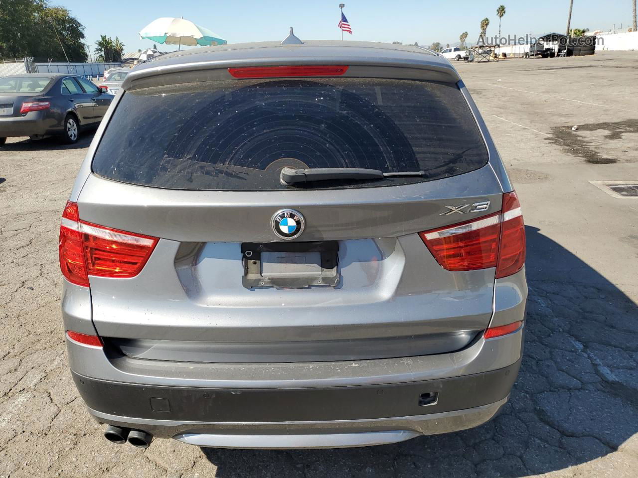 2013 Bmw X3 Xdrive28i Gray vin: 5UXWX9C59D0A10552