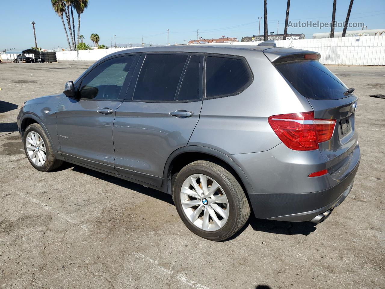 2013 Bmw X3 Xdrive28i Gray vin: 5UXWX9C59D0A10552