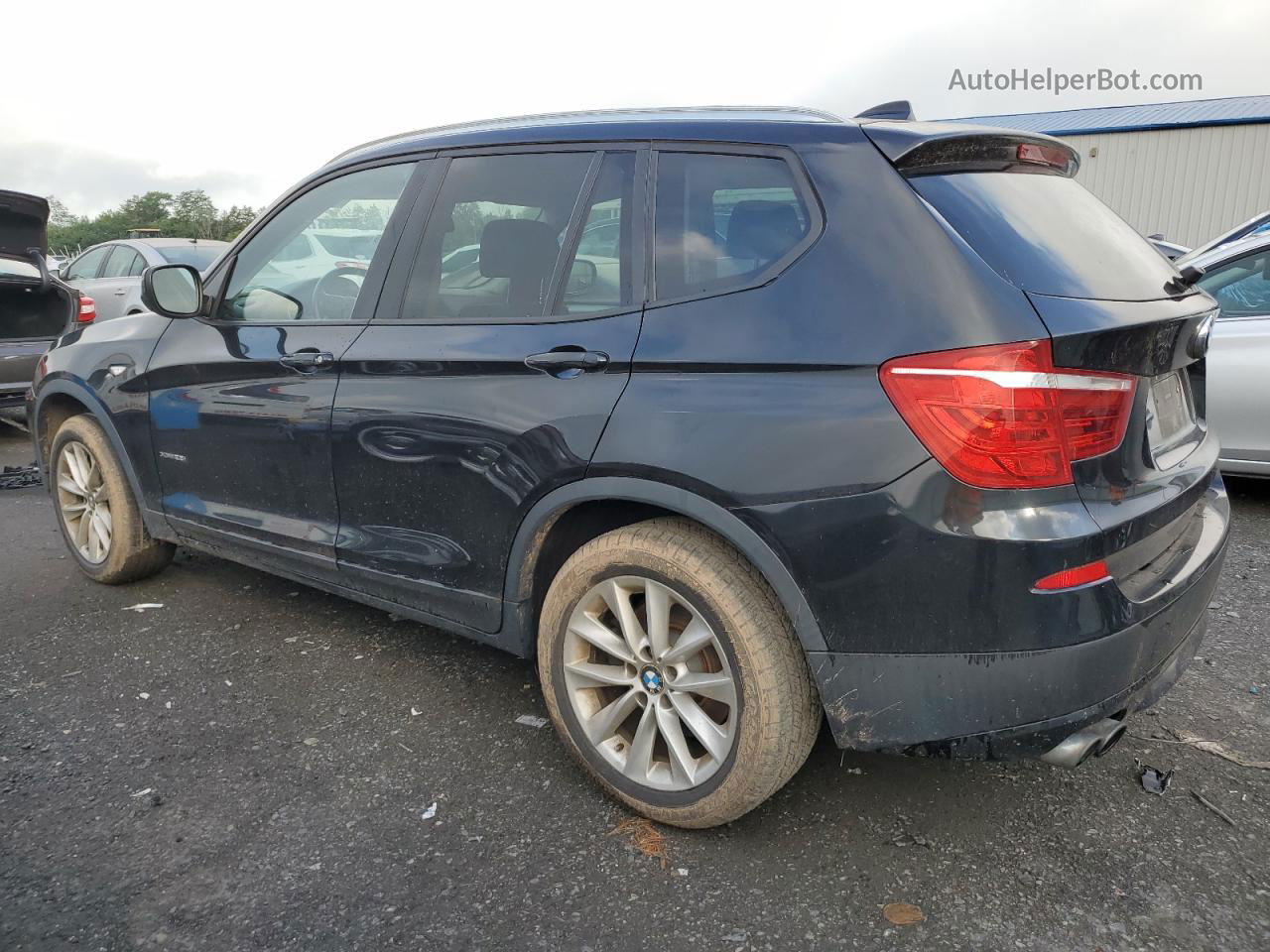 2013 Bmw X3 Xdrive28i Black vin: 5UXWX9C59D0A14889