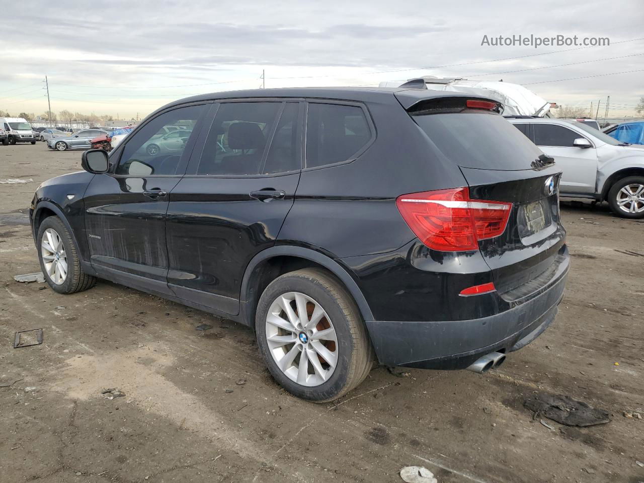 2013 Bmw X3 Xdrive28i Black vin: 5UXWX9C59D0A15203