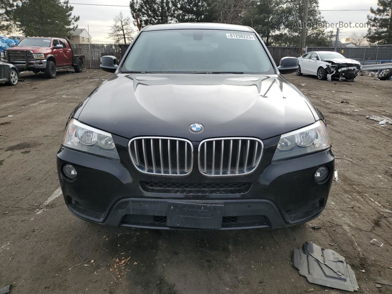 2013 Bmw X3 Xdrive28i Black vin: 5UXWX9C59D0A15203