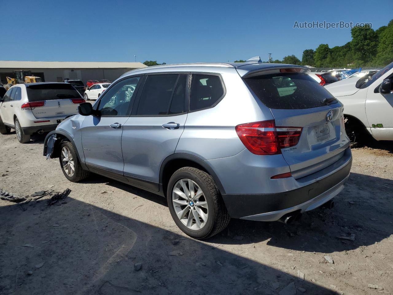 2013 Bmw X3 Xdrive28i Silver vin: 5UXWX9C59D0A23334