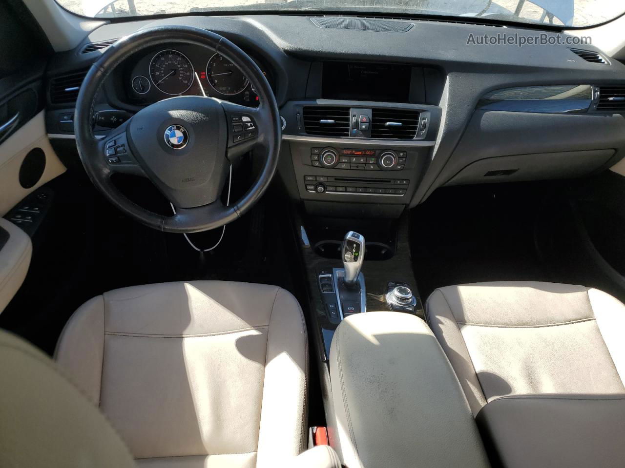 2013 Bmw X3 Xdrive28i Серебряный vin: 5UXWX9C59D0A23334