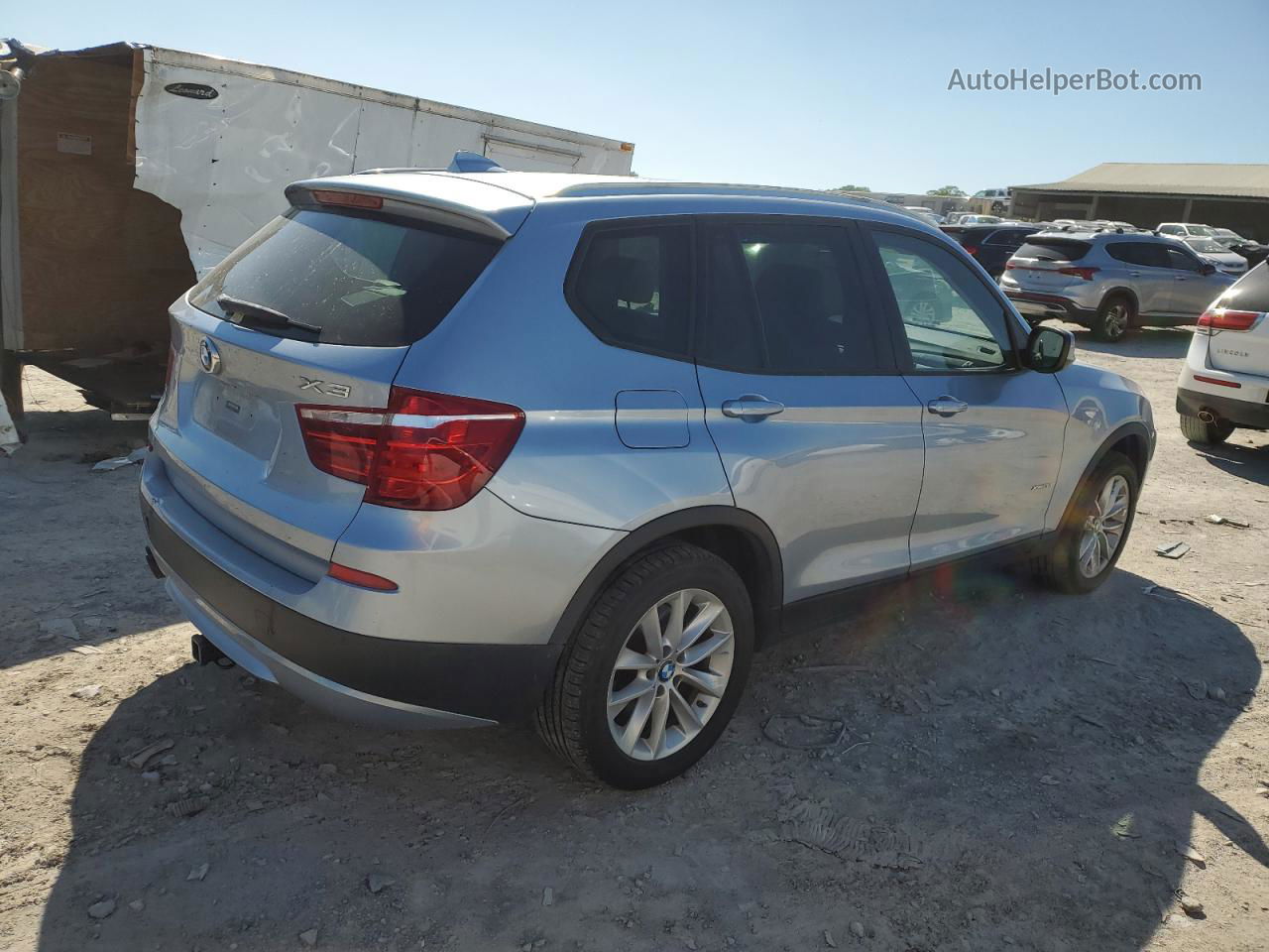 2013 Bmw X3 Xdrive28i Серебряный vin: 5UXWX9C59D0A23334