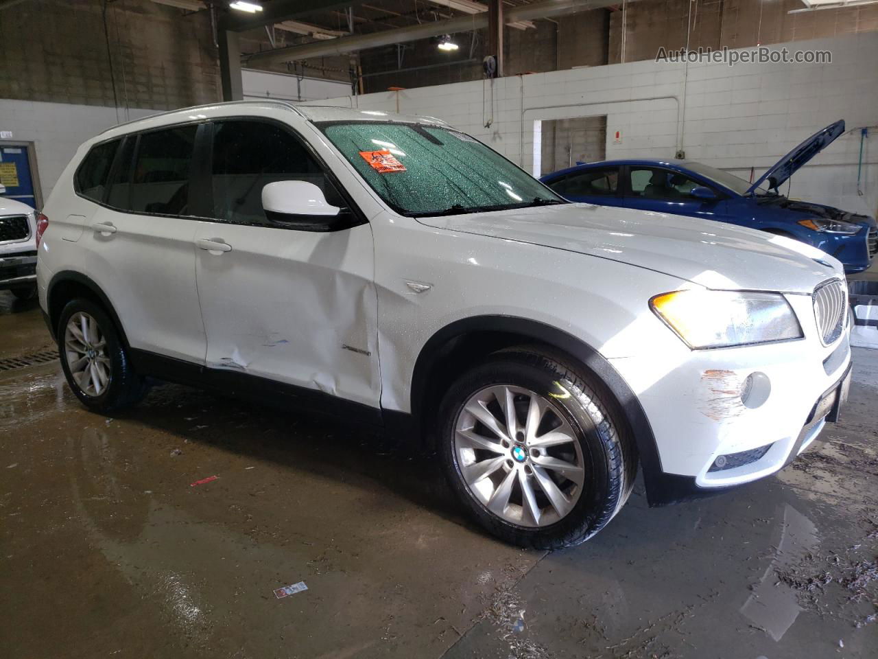 2013 Bmw X3 Xdrive28i Белый vin: 5UXWX9C59D0A27674