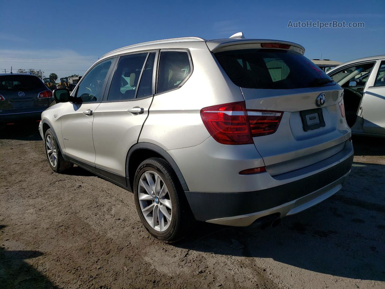 2013 Bmw X3 Xdrive28i Бежевый vin: 5UXWX9C59D0A27870