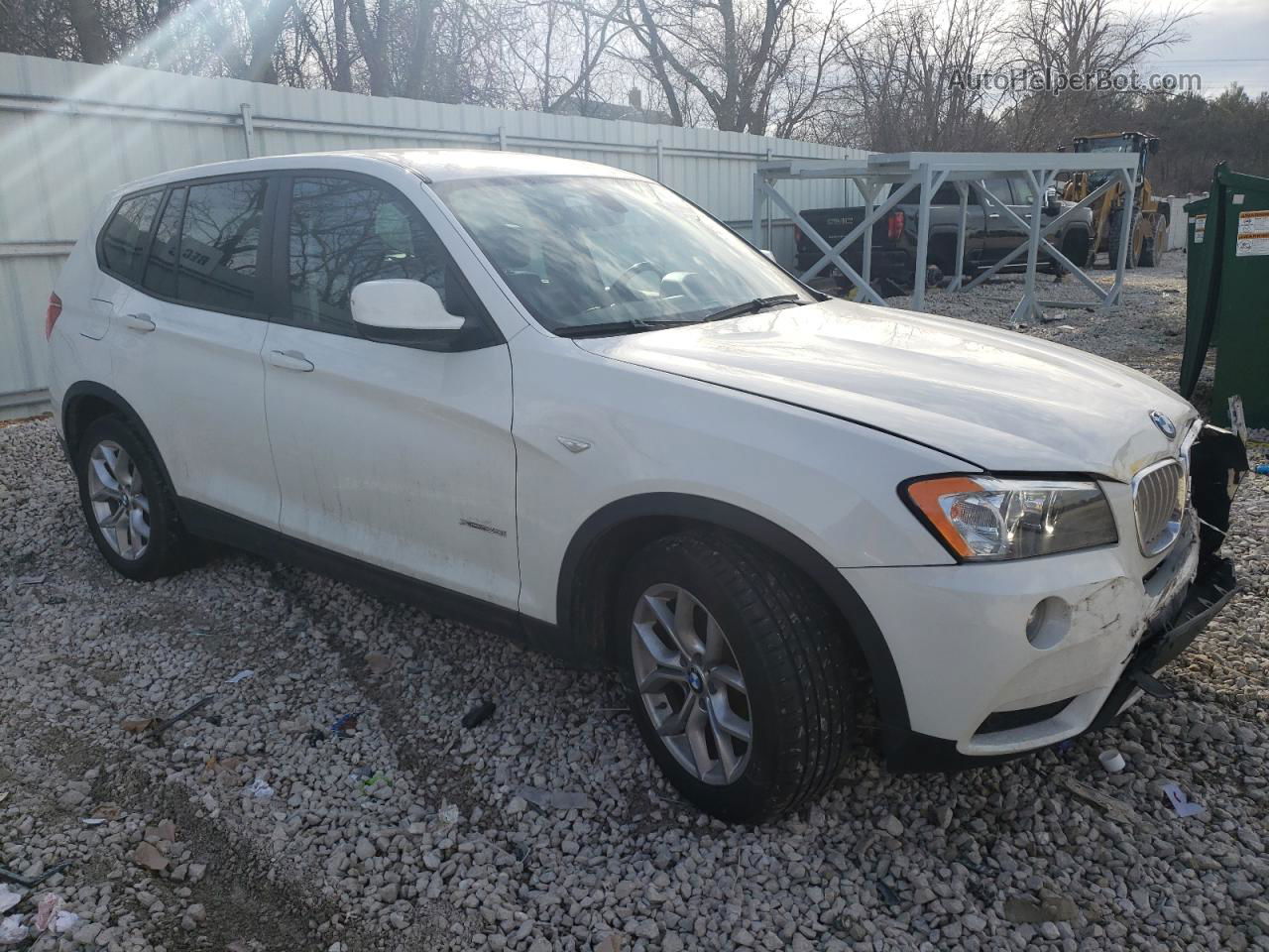 2013 Bmw X3 Xdrive28i Белый vin: 5UXWX9C59D0A30249