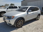 2013 Bmw X3 Xdrive28i Silver vin: 5UXWX9C59D0A31059