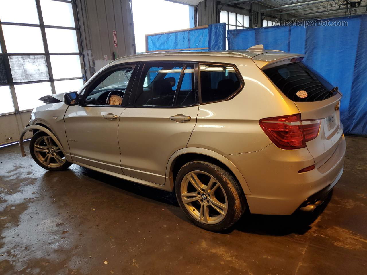 2013 Bmw X3 Xdrive28i Silver vin: 5UXWX9C59D0A31871