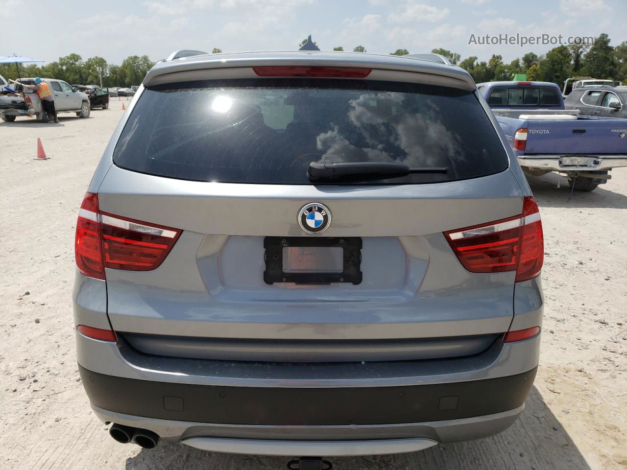 2013 Bmw X3 Xdrive28i Серый vin: 5UXWX9C59D0D00225