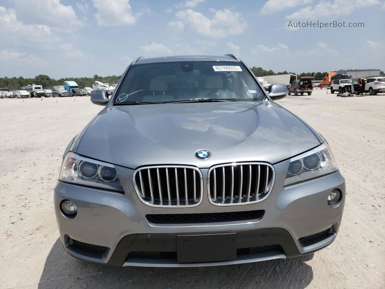 2013 Bmw X3 Xdrive28i Серый vin: 5UXWX9C59D0D00225