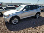 2014 Bmw X3 Xdrive28i Silver vin: 5UXWX9C59E0D19729