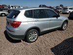 2014 Bmw X3 Xdrive28i Silver vin: 5UXWX9C59E0D19729