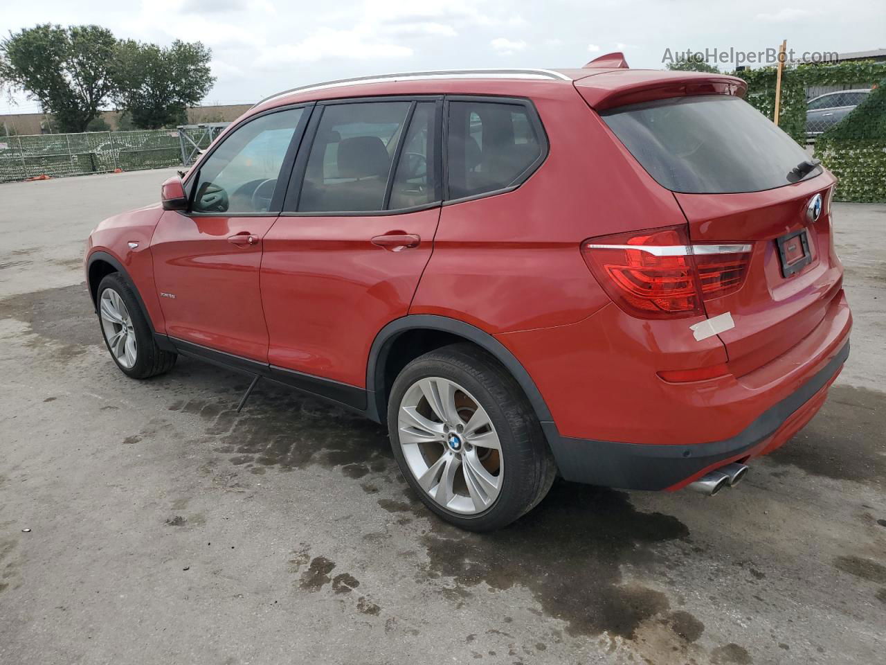 2016 Bmw X3 Xdrive28i Red vin: 5UXWX9C59G0D63832