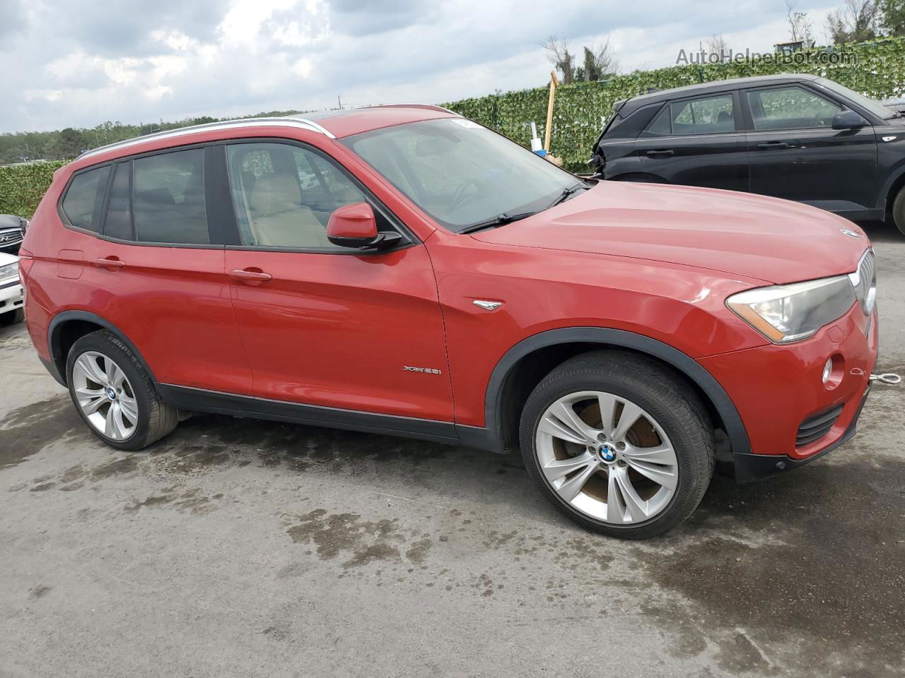 2016 Bmw X3 Xdrive28i Red vin: 5UXWX9C59G0D63832