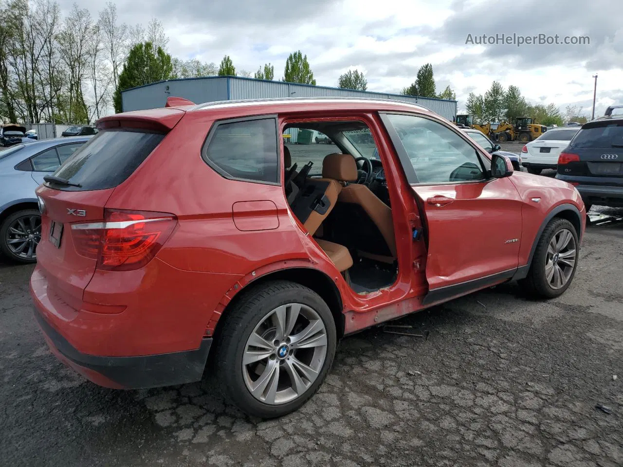 2016 Bmw X3 Xdrive28i Красный vin: 5UXWX9C59G0D64690