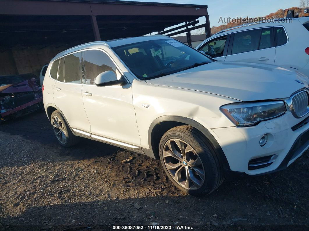 2016 Bmw X3 Xdrive28i White vin: 5UXWX9C59G0D67511