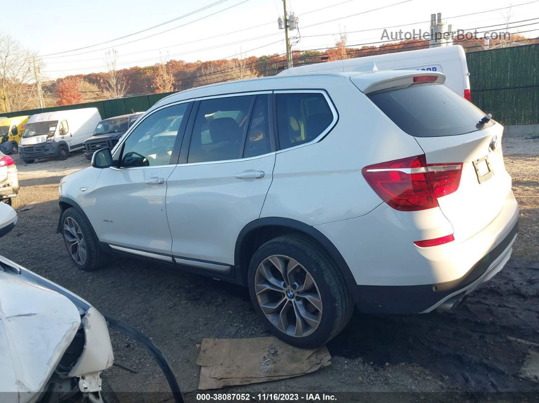 2016 Bmw X3 Xdrive28i White vin: 5UXWX9C59G0D67511