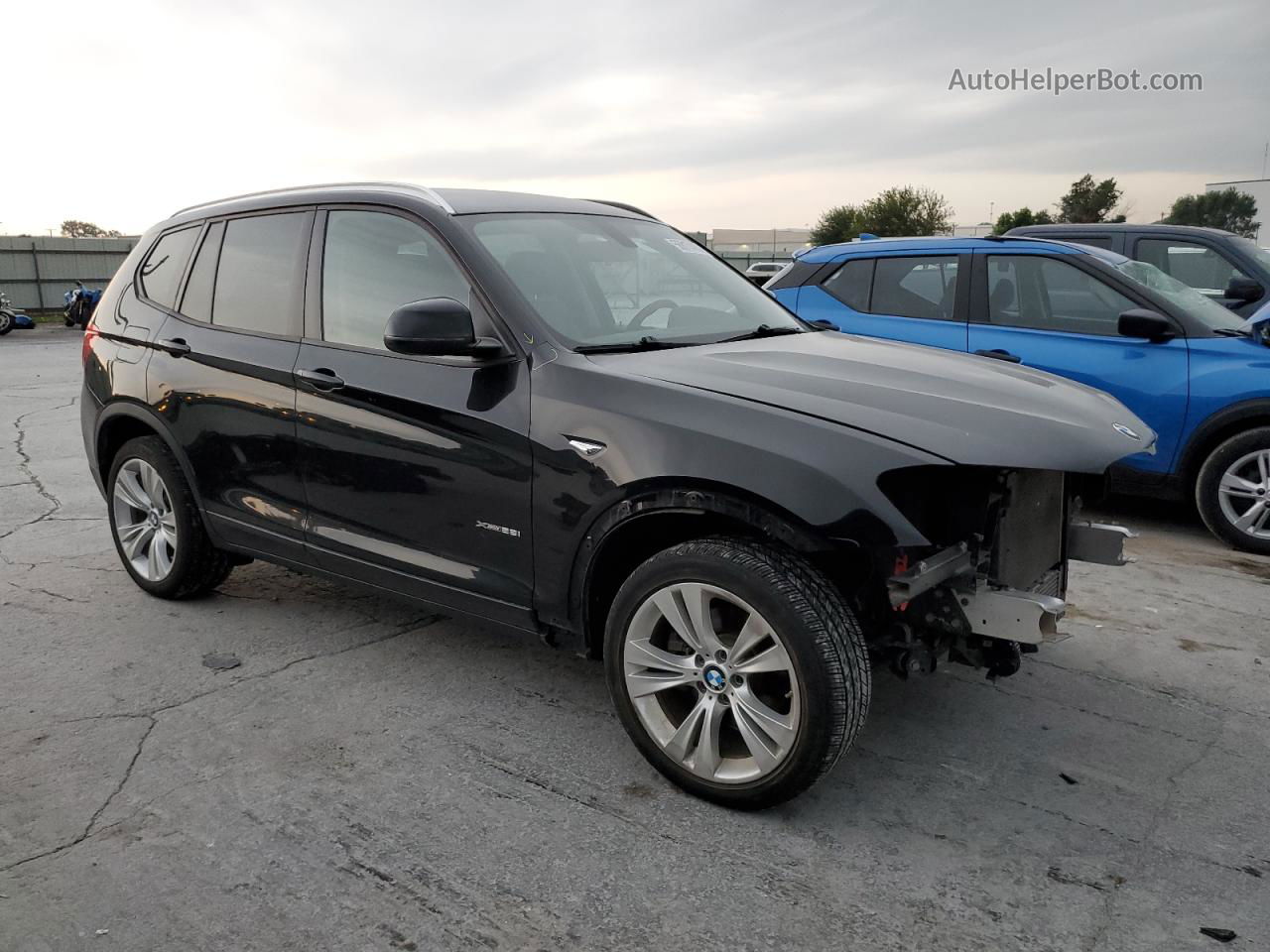 2016 Bmw X3 Xdrive28i Черный vin: 5UXWX9C59G0D69632