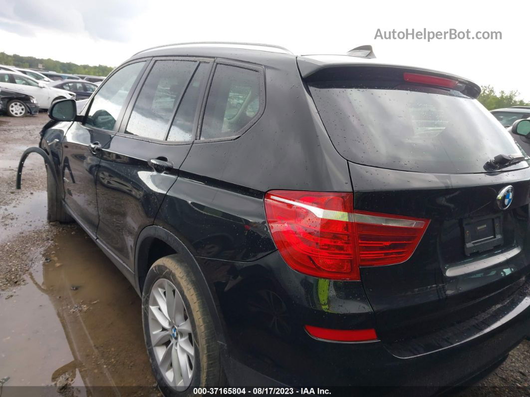 2016 Bmw X3 Xdrive28i Черный vin: 5UXWX9C59G0D74927