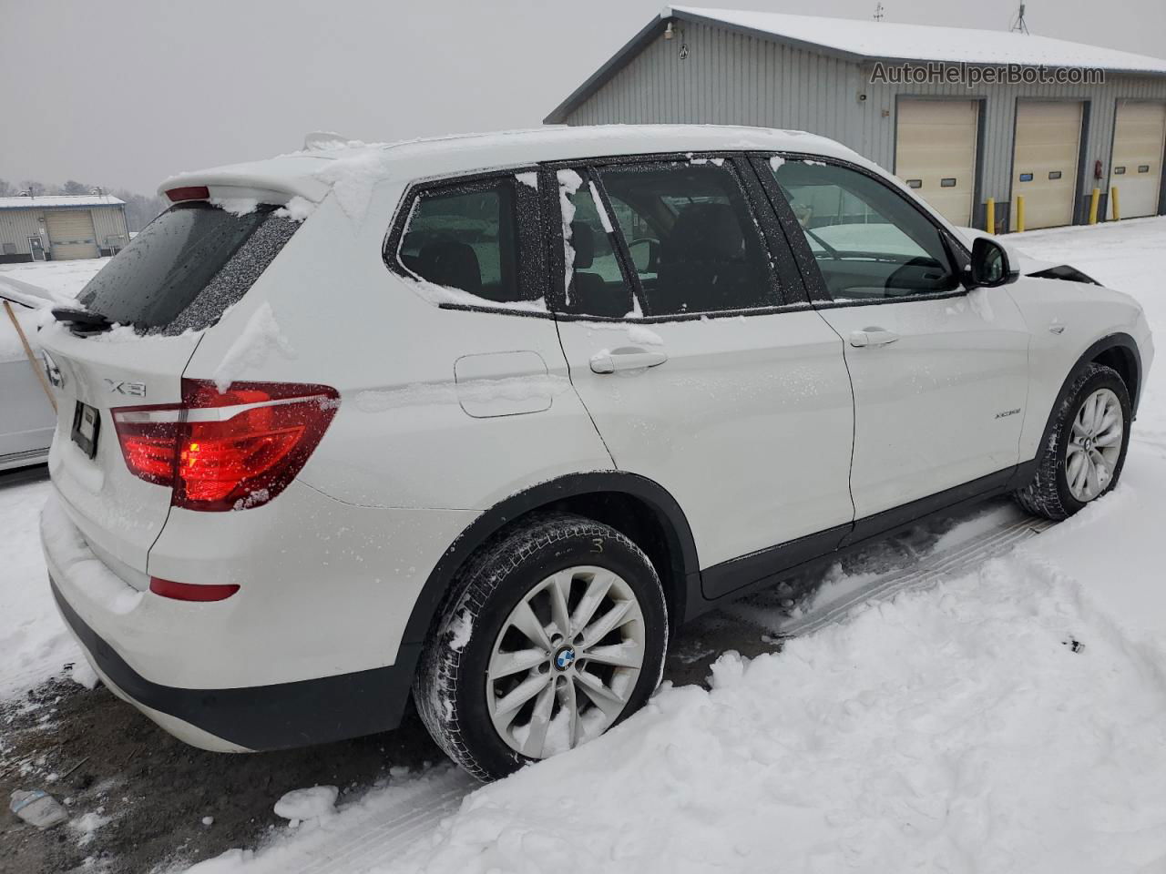 2016 Bmw X3 Xdrive28i White vin: 5UXWX9C59G0D76371