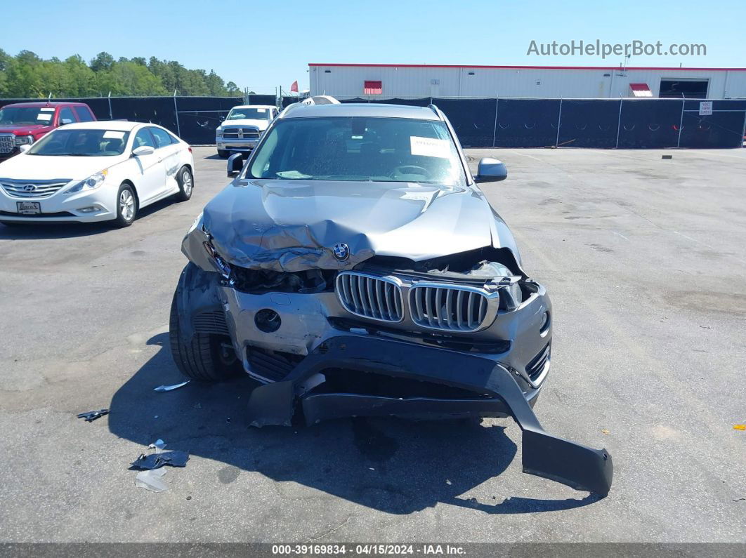 2016 Bmw X3 Xdrive28i Gray vin: 5UXWX9C59G0D81148