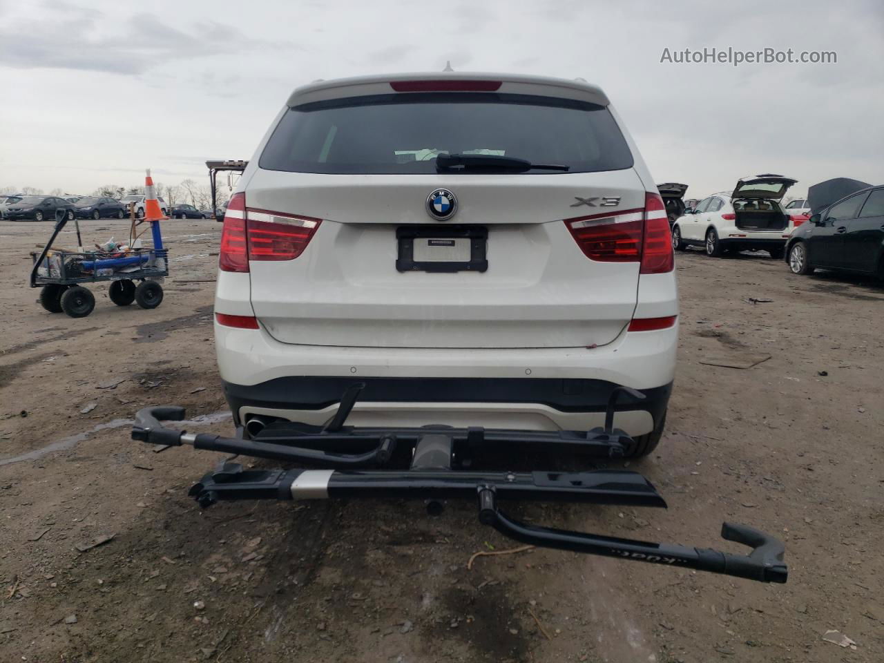 2016 Bmw X3 Xdrive28i White vin: 5UXWX9C59G0D82817