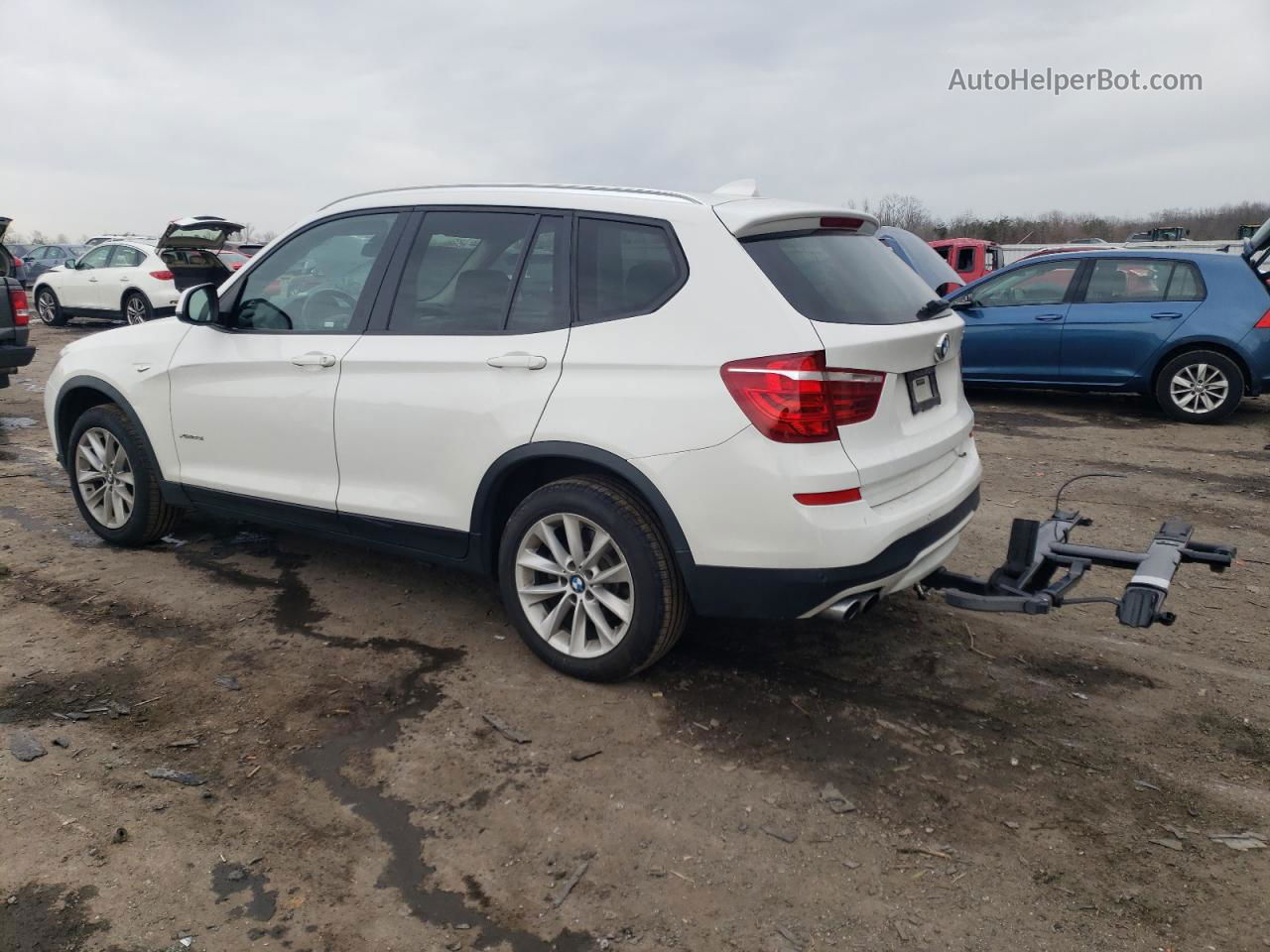 2016 Bmw X3 Xdrive28i White vin: 5UXWX9C59G0D82817