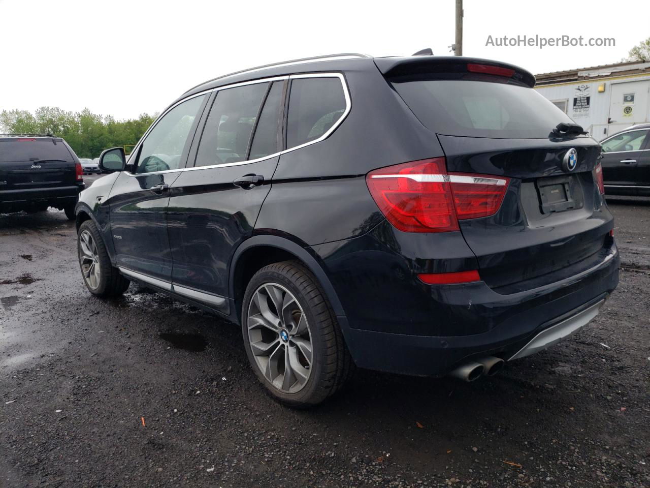 2016 Bmw X3 Xdrive28i Black vin: 5UXWX9C59G0D85622