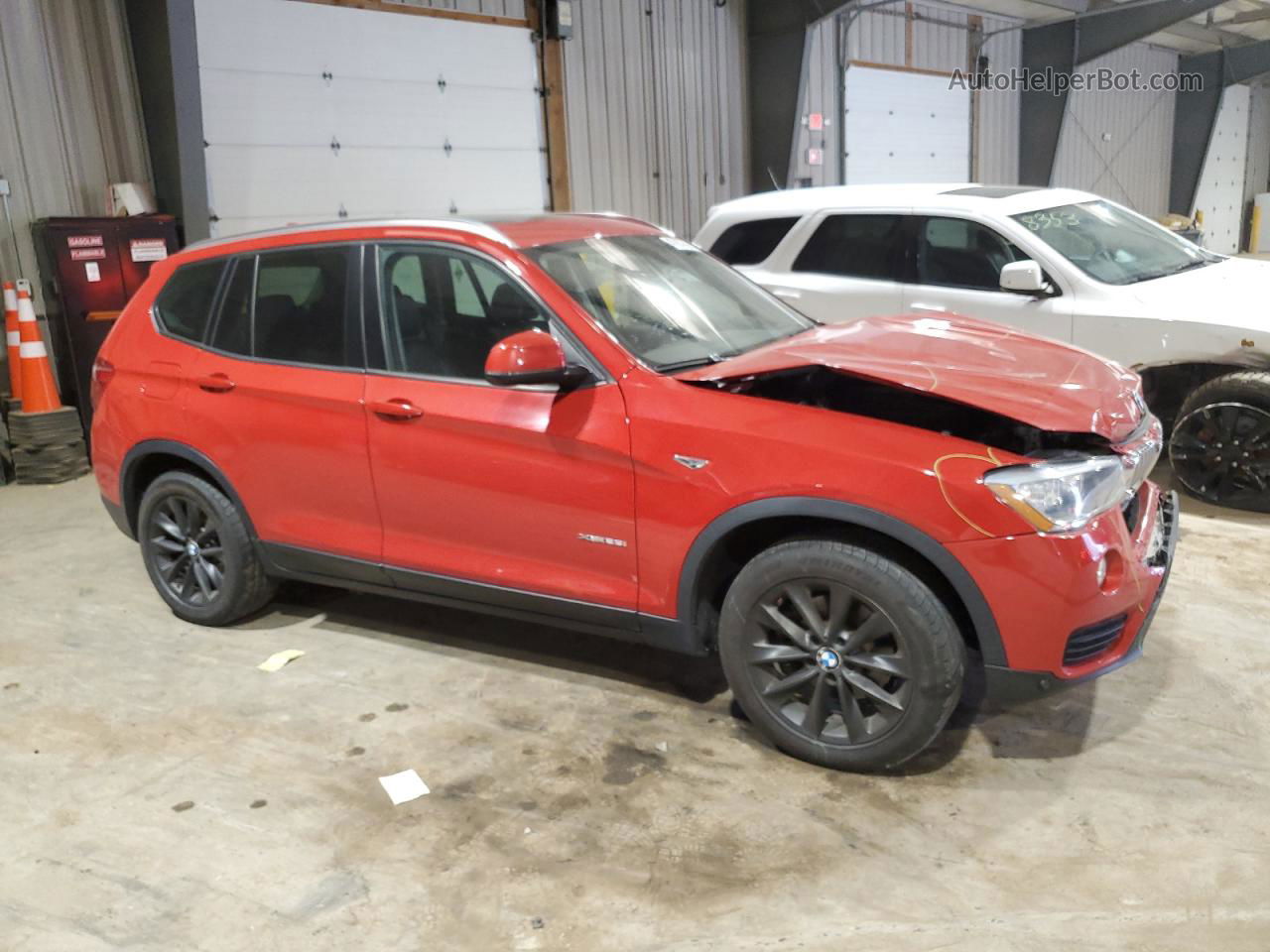 2016 Bmw X3 Xdrive28i Red vin: 5UXWX9C59G0D86933