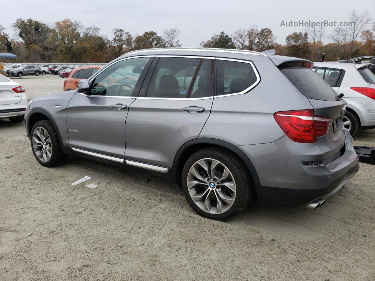 2016 Bmw X3 Xdrive28i Серый vin: 5UXWX9C59G0D88326