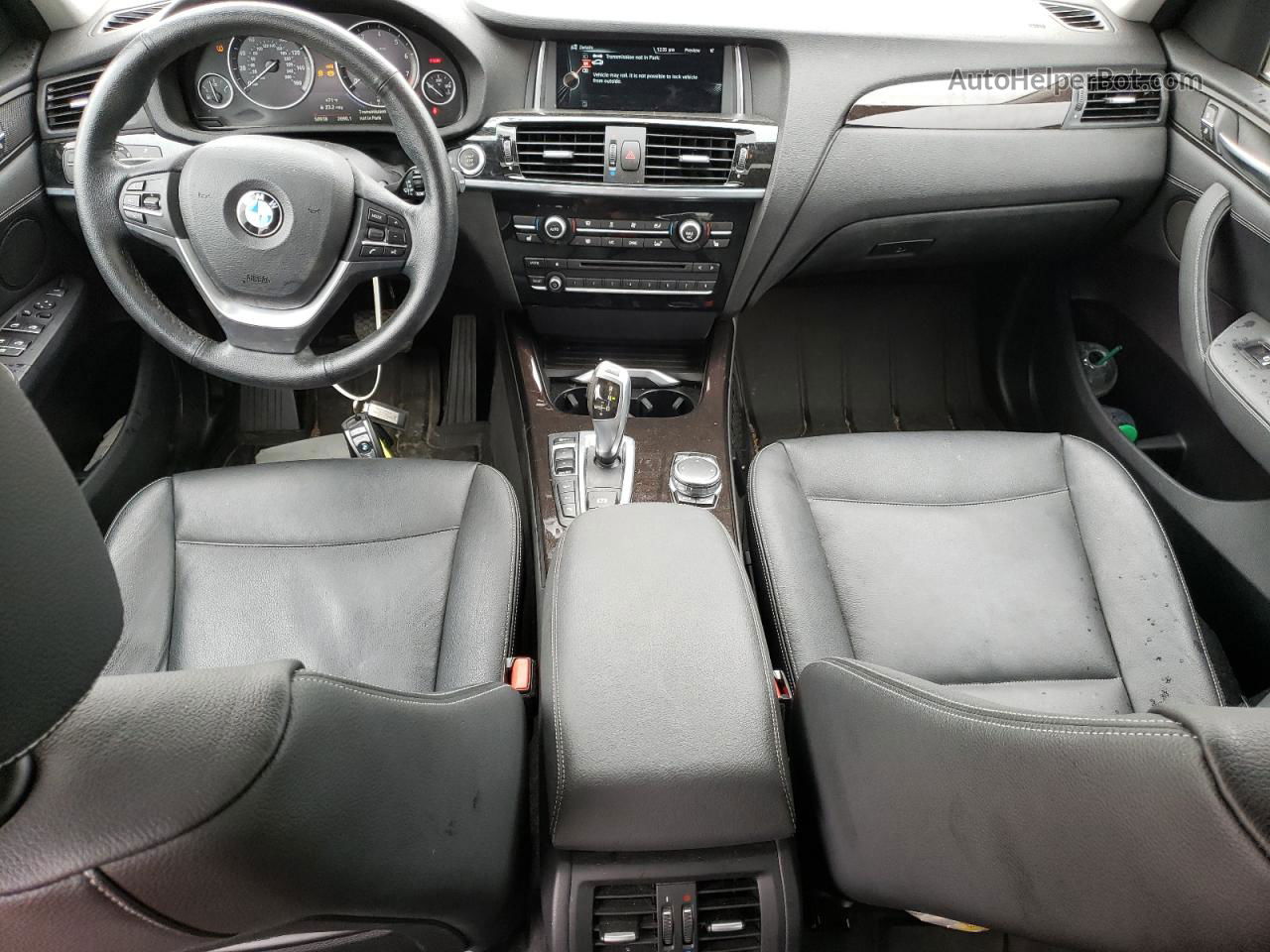 2016 Bmw X3 Xdrive28i Серый vin: 5UXWX9C59G0D88326