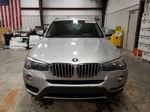 2016 Bmw X3 Xdrive28i Silver vin: 5UXWX9C59G0D89525